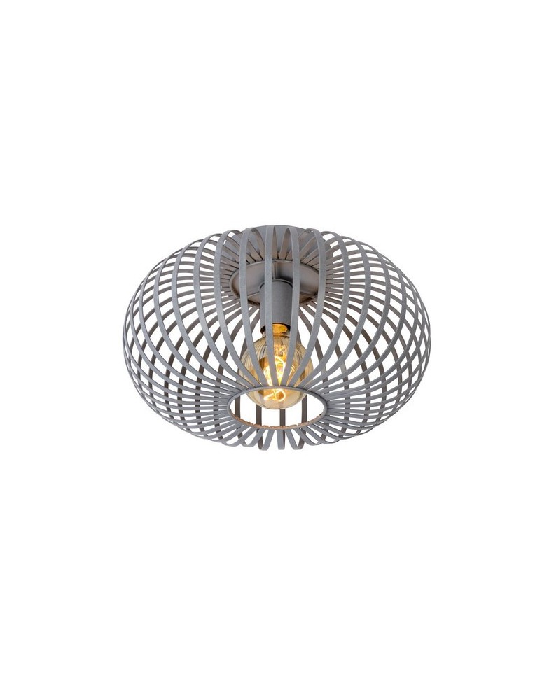 Ceiling lamps - Lucide MANUELA Ceiling 1xE27 grey 78174/40/36 - product kolory-swiatla.pl 1