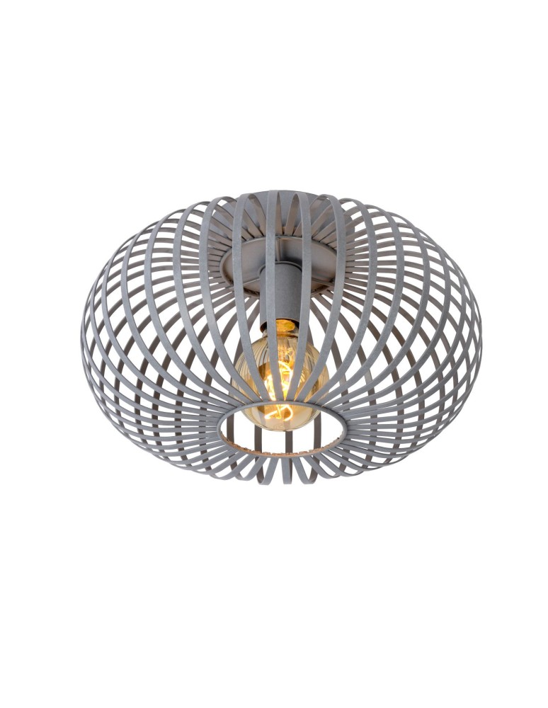 Ceiling lamps - Lucide MANUELA Ceiling 1xE27 grey 78174/40/36 - product kolory-swiatla.pl 2