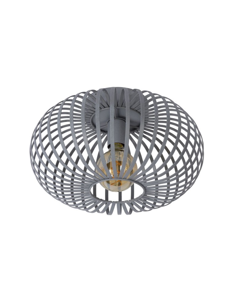 Ceiling lamps - Lucide MANUELA Ceiling 1xE27 grey 78174/40/36 - product kolory-swiatla.pl 3