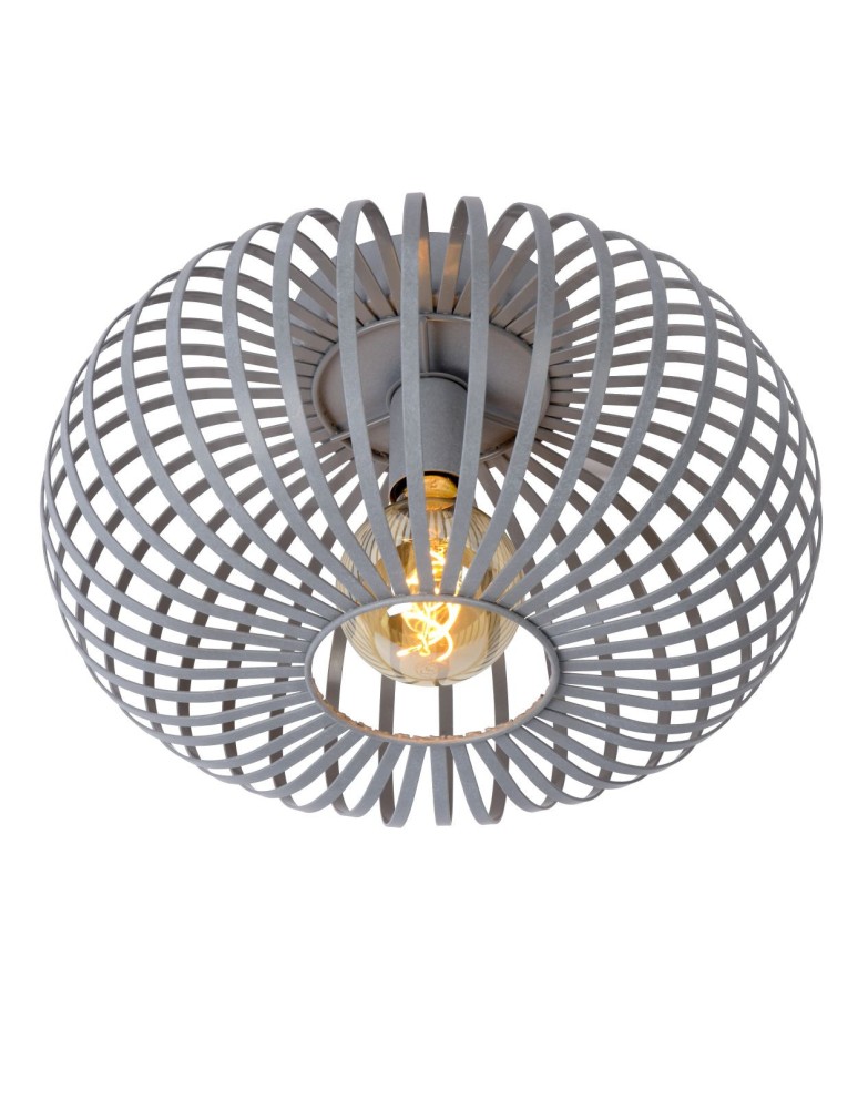 Ceiling lamps - Lucide MANUELA Ceiling 1xE27 grey 78174/40/36 - product kolory-swiatla.pl 5