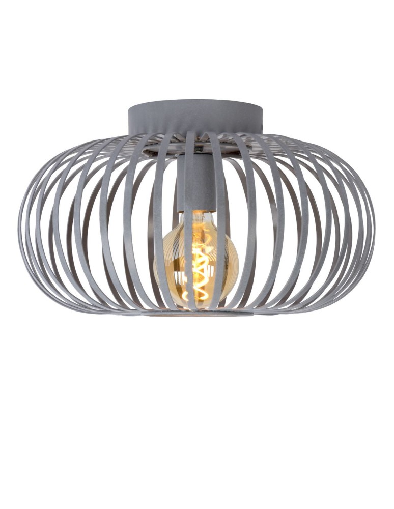 Ceiling lamps - Lucide MANUELA Ceiling 1xE27 grey 78174/40/36 - product kolory-swiatla.pl 6