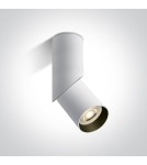 Spotlight ceiling lamps - One Light DAVOS E4 ceiling 10W GU10 white 12105E4/W. - product 1