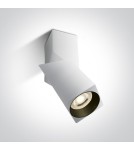 Spotlight ceiling lamps - One Light DAVOS E6 ceiling 10W GU10 white 12105E6/W. - product 1