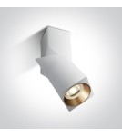 Spotlight ceiling lamps - One Light DAVOS E6 ceiling 10W GU10 white 12105E6/W. - product 2