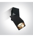 One Light DAVOS E6 sufitowa 10W GU10 czarny  12105E6/B