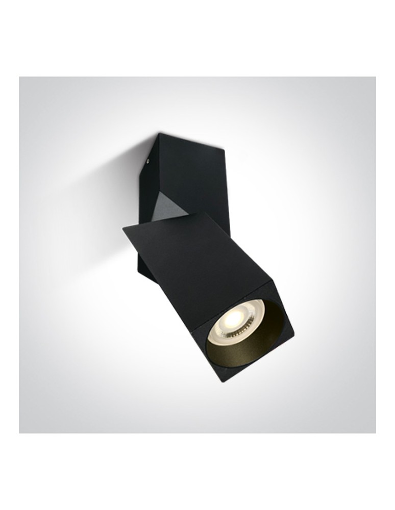 Spotlight ceiling lamps - One Light DAVOS E6 ceiling 10W GU10 black 12105E6/B. - product kolory-swiatla.pl 2