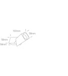 One Light DAVOS E6 sufitowa 10W GU10 czarny  12105E6/B