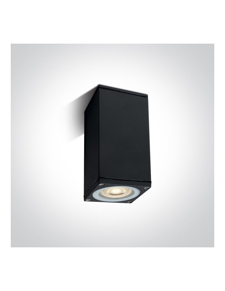One Light DIOS S sufitowa 10W GU10 czarny IP54 67426D/B