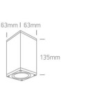 Outdoor ceiling lamps - One Light DIOS S ceiling 10W GU10 rust brown IP54 67426D/BR - product 2