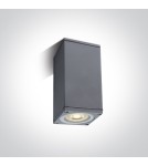 Outdoor ceiling lamps - One Light DIOS S ceiling 10W GU10 grey IP54 67426D/G - product 1