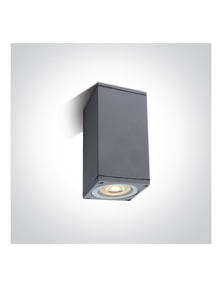 Outdoor ceiling lamps - One Light DIOS S ceiling 10W GU10 grey IP54 67426D/G - product kolory-swiatla.pl 1