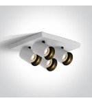 Spotlight ceiling lamps - One Light ELATOS 4 ceiling light 4x10W GU10 white 65405N/W - product 1