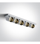 Spotlight ceiling lamps - One Light ELATOS 5 ceiling light 5x10W GU10 white 65505N/W - product 1