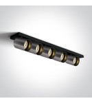 One Light ELATOS 5 sufitowa 5x10W GU10 metaliczny szary  65505N/MG