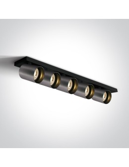 One Light ELATOS 5 sufitowa 5x10W GU10 metaliczny szary  65505N/MG