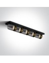 One Light ELATOS 5 sufitowa 5x10W GU10 metaliczny szary  65505N/MG