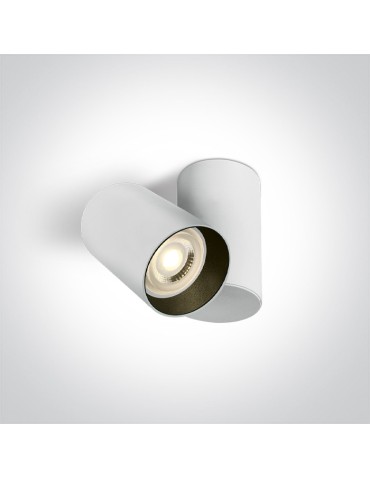 One Light ELATOS E sufitowa 10W GU10 biały  65105E/W