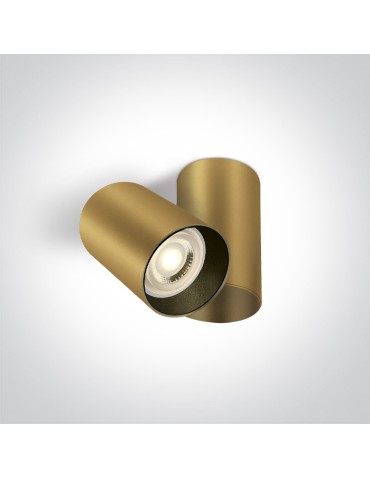 One Light ELATOS E ceiling light 10W GU10 champagne 65105E/CH