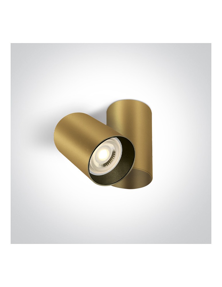 One Light ELATOS E sufitowa 10W GU10 szampański  65105E/CH