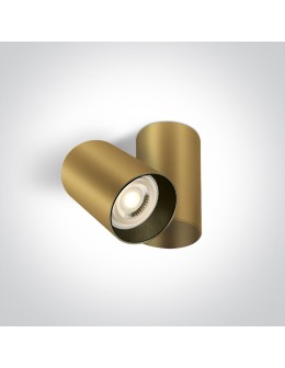 One Light ELATOS E ceiling light 10W GU10 champagne 65105E/CH