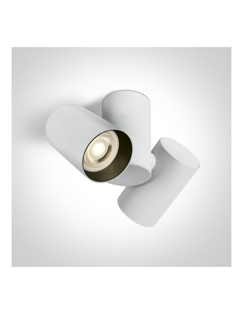 One Light ELATOS E2 sufitowa 2x10W GU10 biały  65205E/W