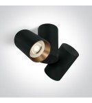 Spotlight ceiling lamps - One Light ELATOS E2 ceiling light 2x10W GU10 black 65205E/B - product 1