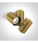 One Light ELATOS E2 sufitowa 2x10W GU10 szampański  65205E/CH