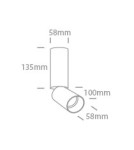 Spotlight ceiling lamps - One Light ELATOS EA ceiling 10W GU10 white 65105EA/W. - product 3