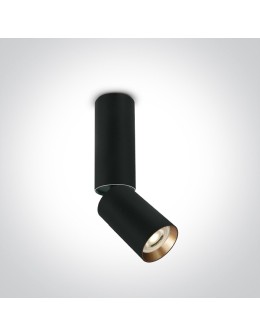 One Light ELATOS EA ceiling light 10W GU10 black 65105EA/B