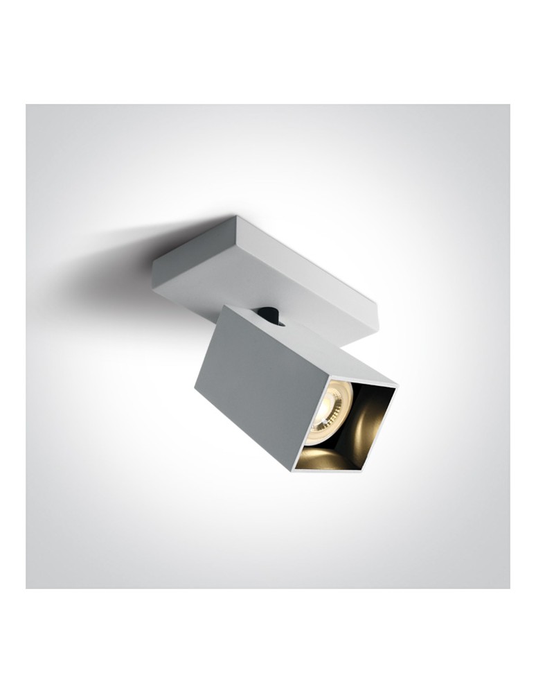 Spotlight ceiling lamps - One Light ELATOS NB ceiling 10W GU10 white 65105NB/W. - product kolory-swiatla.pl 1