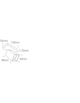 One Light ELATOS NB ceiling 10W GU10 white 65105NB/W. - product 2