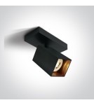 Spotlight ceiling lamps - One Light ELATOS NB ceiling 10W GU10 black 65105NB/B. - product 1