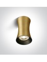 One Light MARDIN F ceiling 10W GU10 brushed brass 12105F/BBS