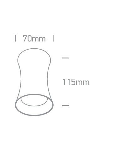 One Light MARDIN F sufitowa 10W GU10 szczotkowany mosiężny  12105F/BBS - produkt 2