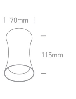 One Light MARDIN F sufitowa 10W GU10 szczotkowany mosiężny  12105F/BBS - produkt 2