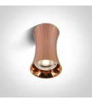 Round ceiling luminaires - One Light MARDIN J ceiling light 10W GU10 copper 12105J/CU - product 1