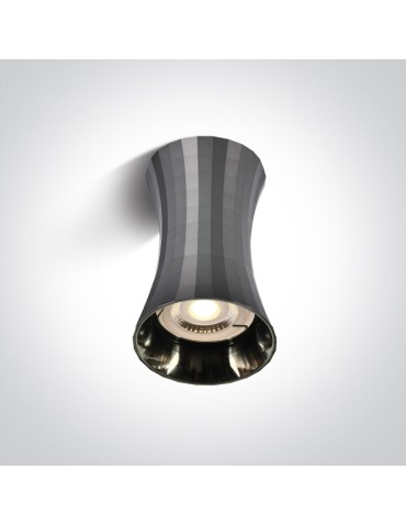 One Light MARDIN K sufitowa 10W GU10 ciemny chrom  12105K/DC