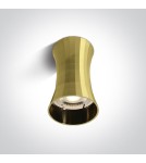 Round ceiling luminaires - One Light MARDIN K ceiling light 10W GU10 brushed brass 12105K/BBS - product 1