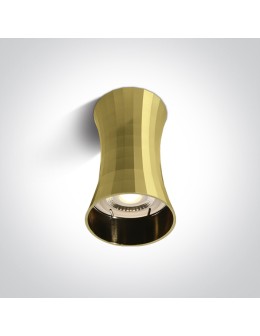 One Light MARDIN K ceiling light 10W GU10 brushed brass 12105K/BBS