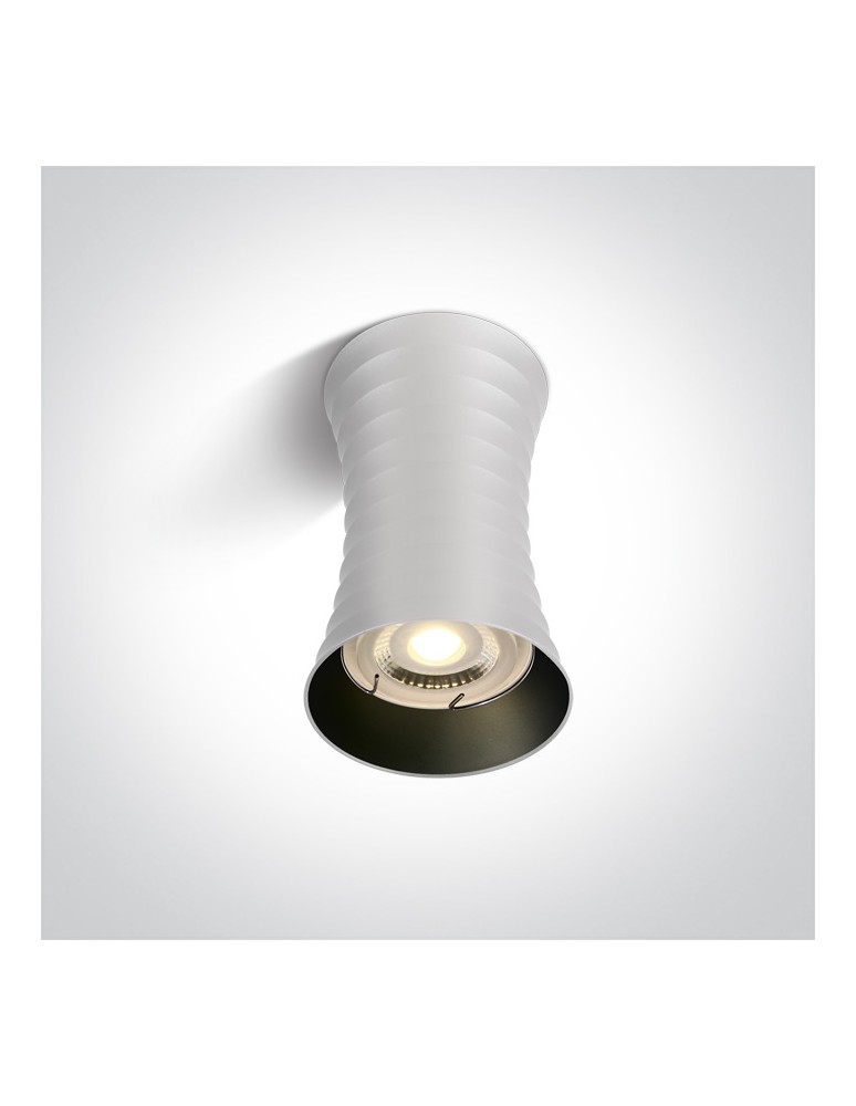 One Light MARDIN L sufitowa 10W GU10 biały  12105L/W