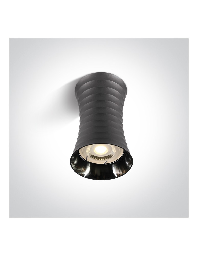 One Light MARDIN L sufitowa 10W GU10 ciemny chrom  12105L/DC