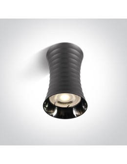 One Light MARDIN L ceiling light 10W GU10 dark chrome 12105L/DC