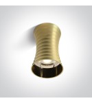 Round ceiling luminaires - One Light MARDIN L ceiling light 10W GU10 brushed brass 12105L/BBS - product 1