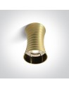 One Light MARDIN L ceiling light 10W GU10 brushed brass 12105L/BBS