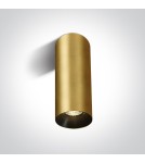 Round ceiling luminaires - One Light MUDROS MA ceiling 10W GU10 brushed brass 12105MA/BBS - product 1