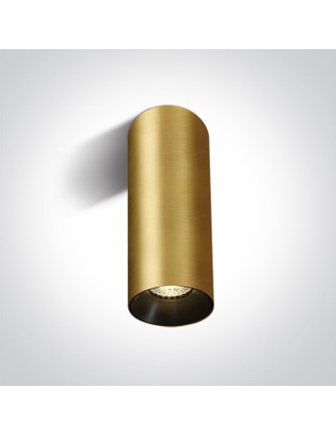 One Light MUDROS MA ceiling 10W GU10 brushed brass 12105MA/BBS