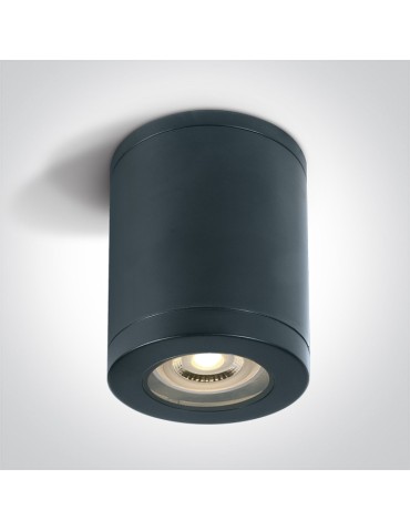 One Light NOTA B sufitowa 10W GU10 czarny IP65 67142B/B