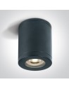 One Light NOTA B sufitowa 10W GU10 czarny IP65 67142B/B
