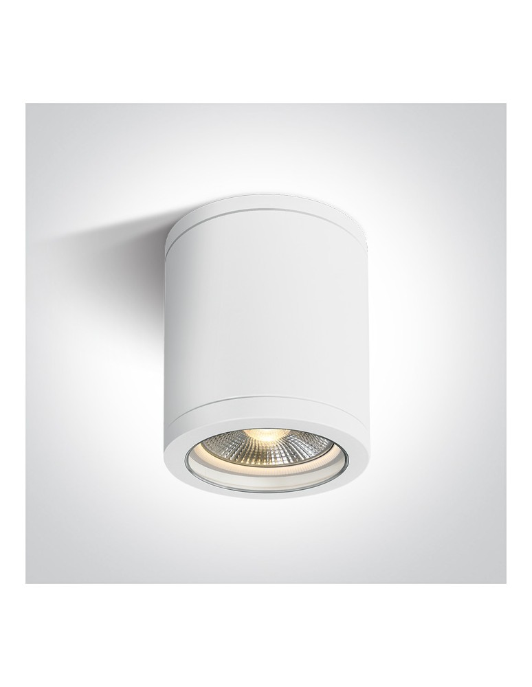 One Light NOTA C sufitowa 10W E27 biały IP65 67142C/W