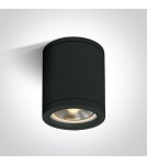 One Light NOTA C sufitowa 10W E27 czarny IP65 67142C/B
